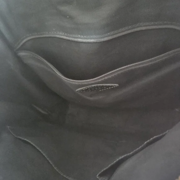 Fossil Black and Brown Leather Tote Bag - Picture 4 of 8